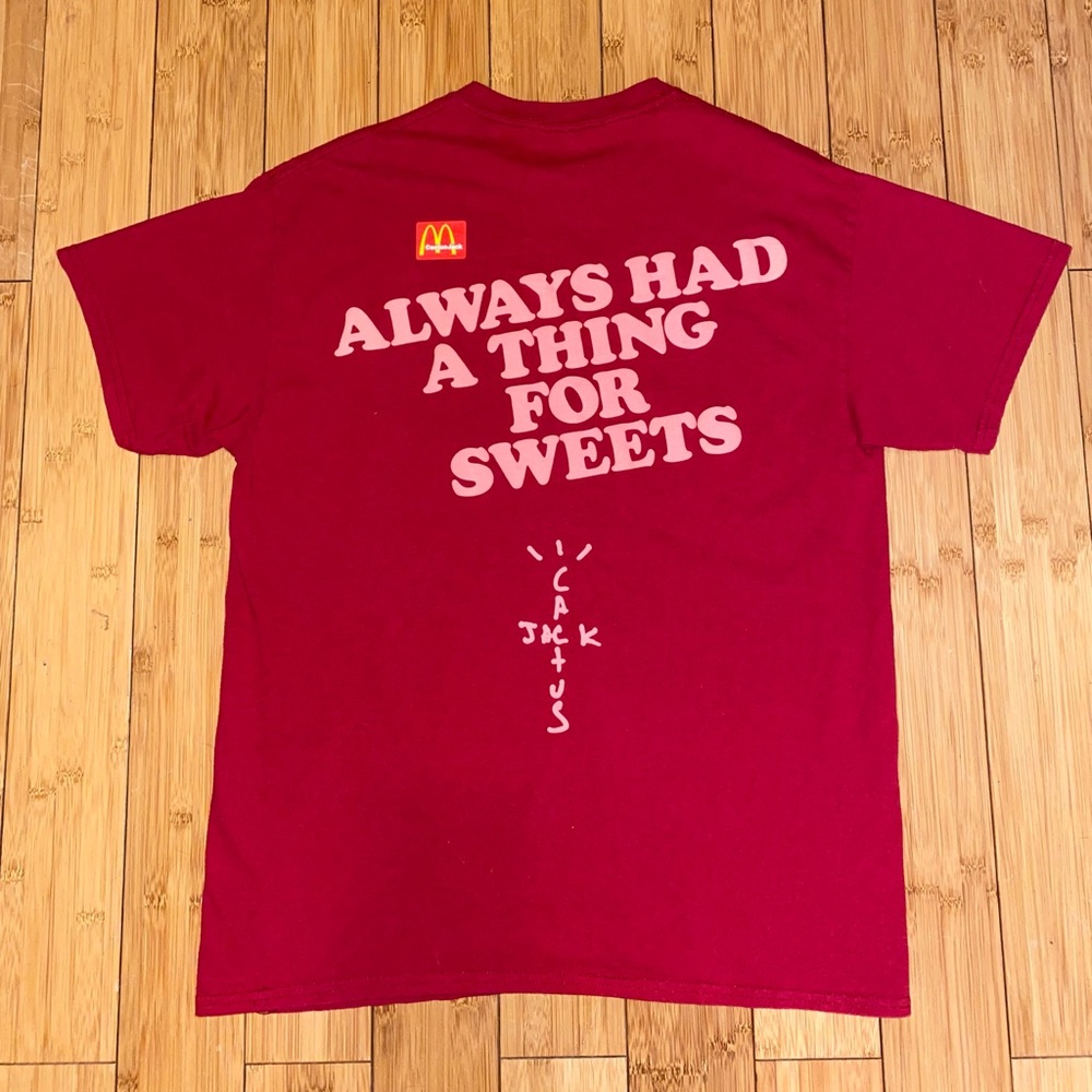 Travis Scott Apple Pie McDonald’s Crew Shirt